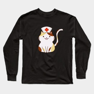 Cat Nurse Long Sleeve T-Shirt